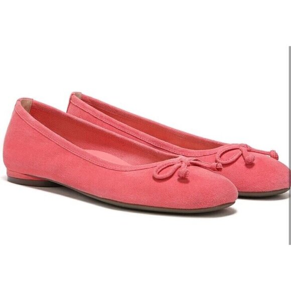 Vionic Suede Callisto Ballet Flat Womens 10 Shell‎ Pink Arch Support New - Picture 7 of 7
